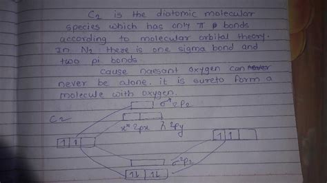 Which Of The Following Diatomic Molecular Species Has Only Andpi Bonds