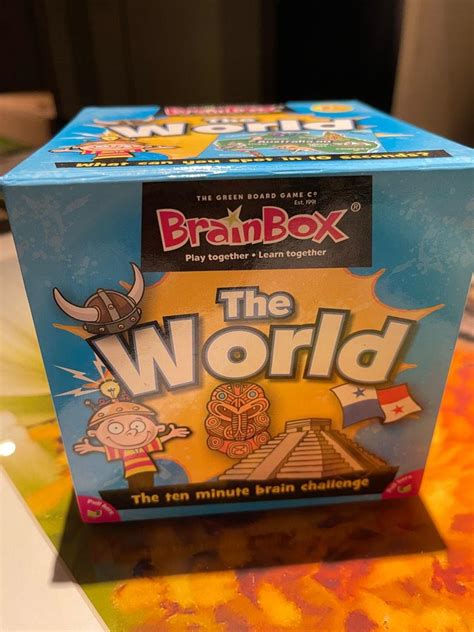 Brain Box The World Hobbies Toys Toys Games On Carousell