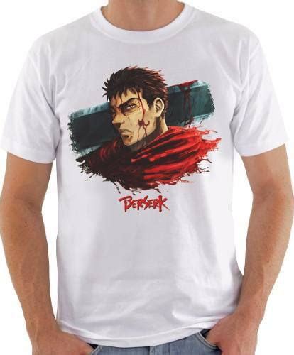 Camiseta Camisa Berserk Guts Anime Mang Otaku Cosplay Vetor