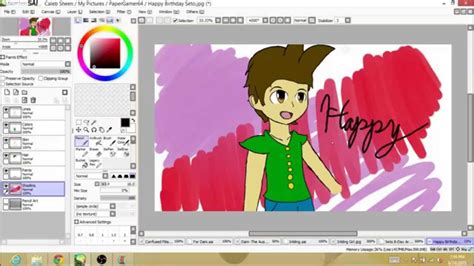 Speed Paint Series Episode 1 Setos Birthday Testing Application