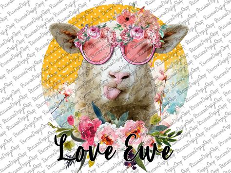 I Love Ewe Png Valentines Day Png Heart Png Sheep Png I Etsy