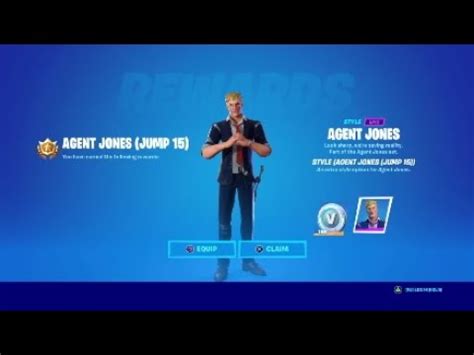 How To Unlock Agent Johns Jump 15 Style In Fortnite YouTube