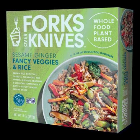 Forks Over Knives® Sesame Ginger Fancy Veggies And Rice Frozen Meal 14 Oz Harris Teeter