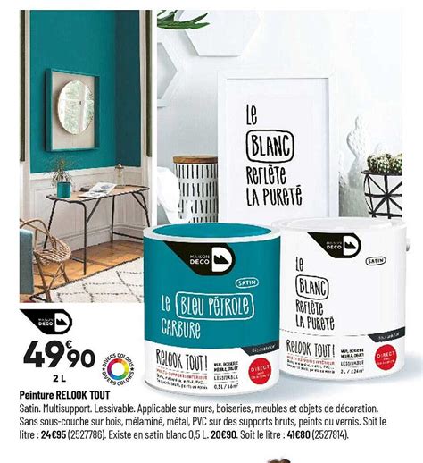 Promo Peinture Relook Tout Chez Bricorama Icatalogue Fr