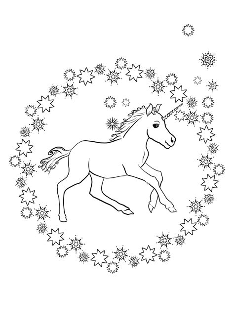 Malvorlagen Mandalas Zum Ausdrucken Ausmalbilder Einhorn Images And