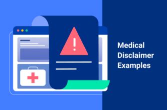 Medical Disclaimer Examples Termly