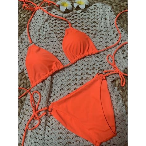 Bikini 2 mảnh đồ bơi tam giác nhiều màu có sẵn phối khoen sexy hình thật do shop chụp sàn