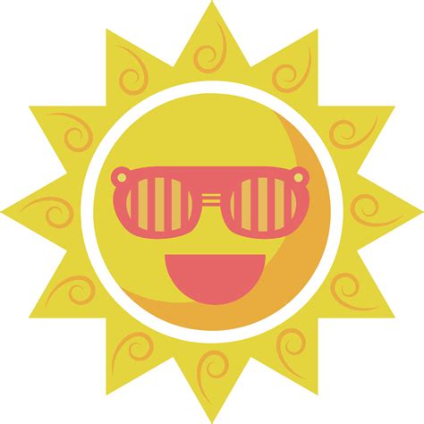 Happy Hot Summer Sun Drawn Art Doodle Character Illustration Vector Art At Vecteezy