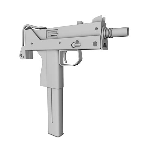 Gun 3d Model 9 3ds C4d Dae Fbx Obj Wrl Free3d