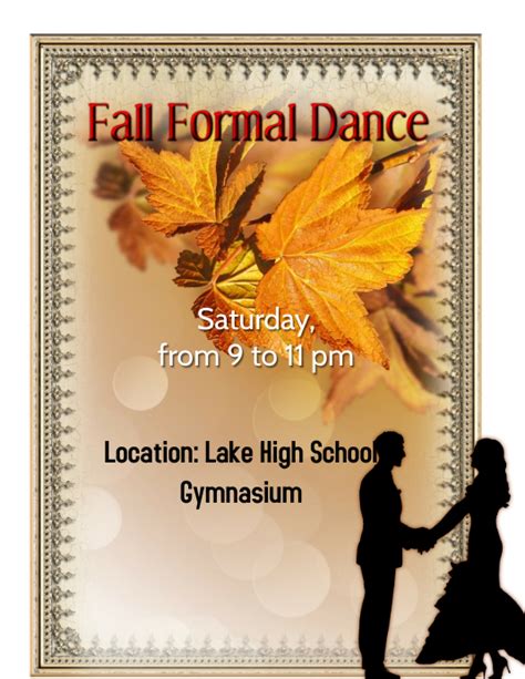 High School Dance Flyer