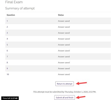 Moodle How To Take A Moodle Quiz For Students Grok Knowledge Base