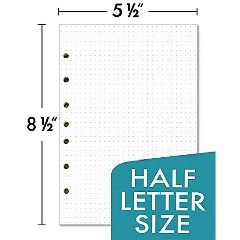 Dotted Filler Paper Pack Of 300 Sheets 7 Hole Punched