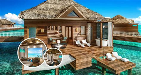 Over The Water Bungalows In The Caribbean And Mexico