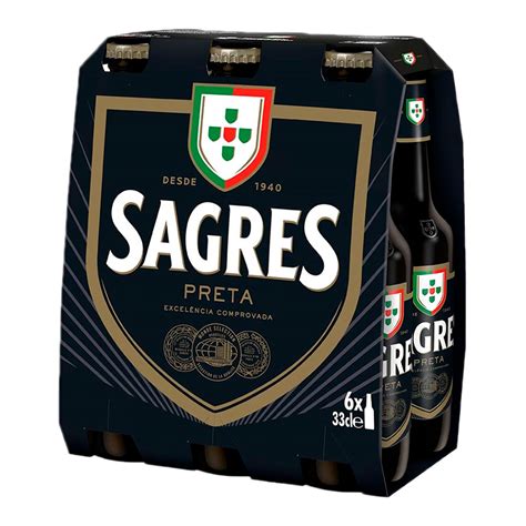 CERVEJA SAGRES PRETA 6X33CL Supermercado Lavrador