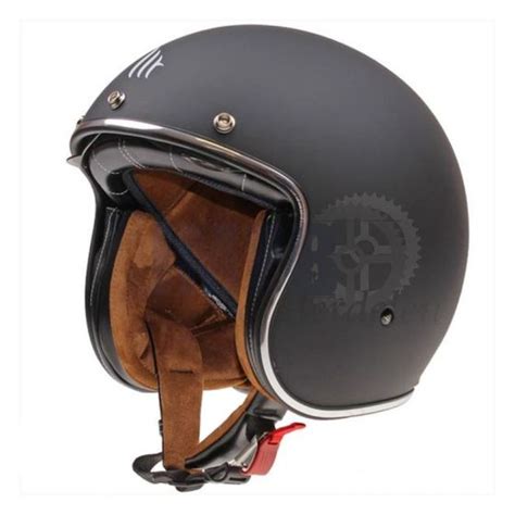 Helm Jet Le Mans Ii Sv Mt Mat Zwart Medium