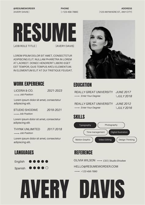 Motion Graphics Artist Resume Examples Sample Templates Tips