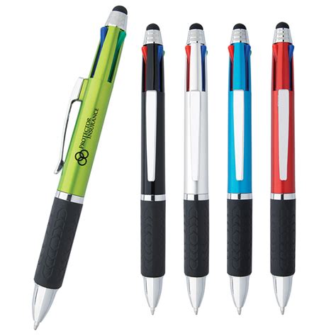 Customized Multi Color Ink Stylus Pen Promotional Multi Color Ink