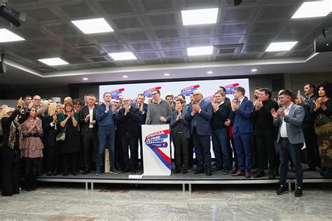 Landslide Victory For Serbian Progressive Party In National Elections