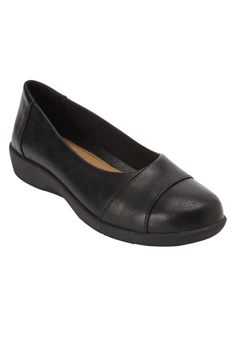 Comfortview Gab Flat | Medium, Wide & Extra Wide Width | Ballet Flats ...