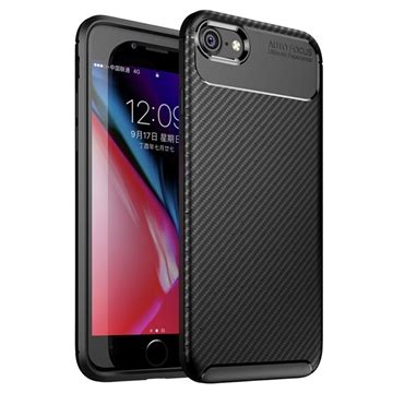 IPhone 7 8 SE 2020 SE 2022 Beetle Karbonfiber TPU Cover Sort