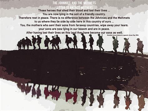 Mustafa Kemal Ataturks Speech For Australian Anzacs Who Died In