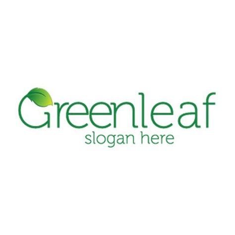 Logo Design For Greenleaf By Logosansar Leaf Logo Logo Design Logo