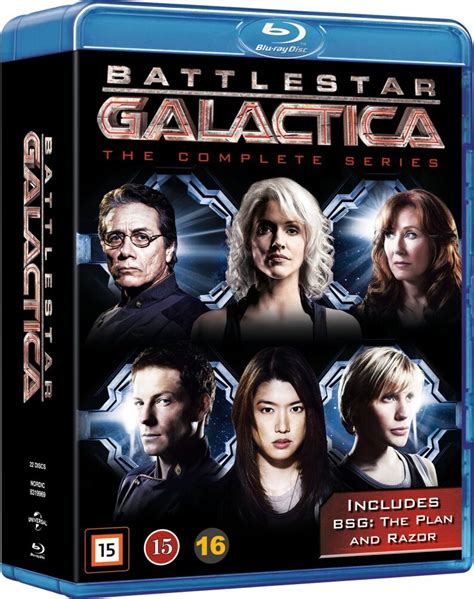 Battlestar Galactica Den Komplette Serie Blu Ray → Køb Tv Serien Her Guccadk