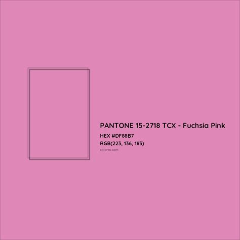 Pantone Tcx Fuchsia Pink Complementary Or Opposite Color Name