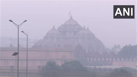 ANI On Twitter As Winter Sets In A Layer Of Smog Prevails In The