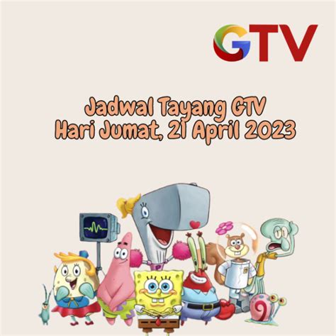 Jadwal Tayang GTV Hari Jumat 21 April 2023