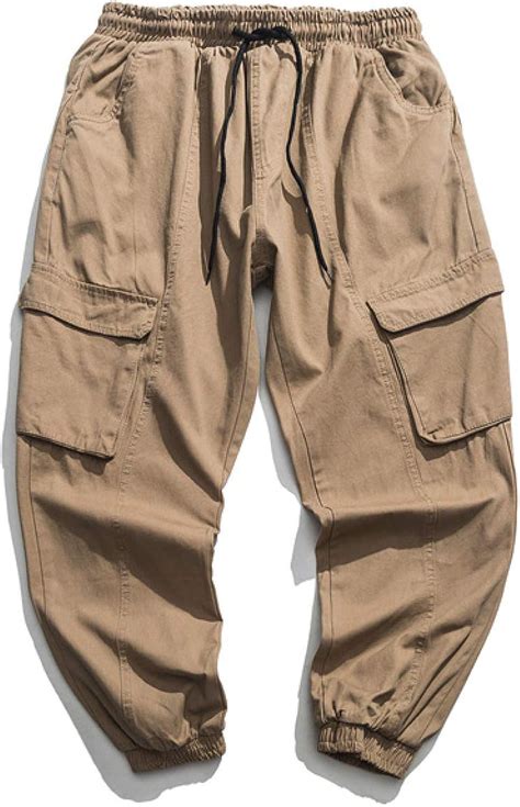 Pantalones Casuales Para Hombre Pantalones De Lona Holgados De Gran