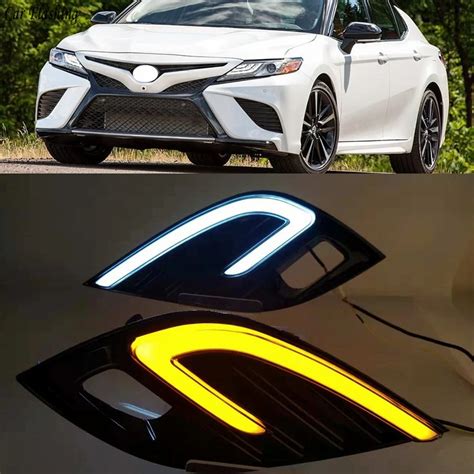 Car Flashing Pcs For Toyota Camry Xse Se Drl Led Fog Lamp