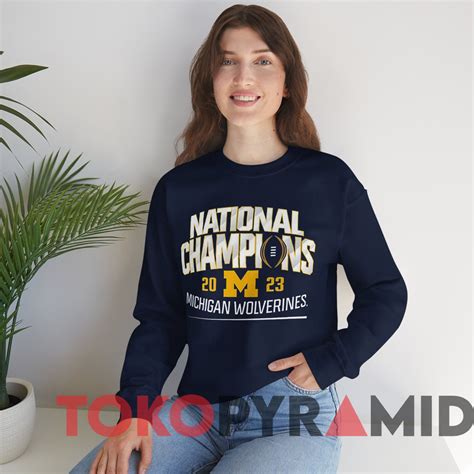 Michigan Wolverines National Champions Shirt 2023 Schedule Tokopyramid