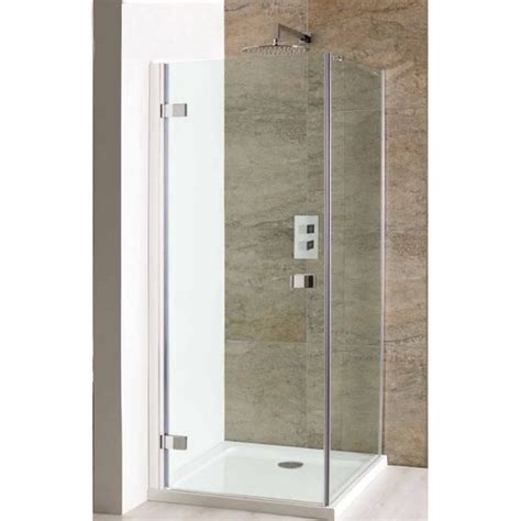 Eastbrook Volente Frameless Hinged Shower Door 6mm Glass Choose Width