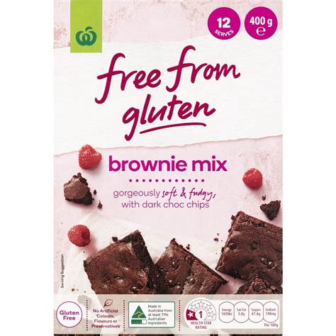 Woolworths Free From Gluten Brownie Mix 400g Woolworths