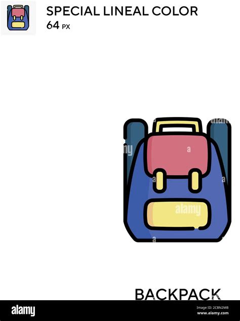 Backpack Special Lineal Color Vector Icon Backpack Icons For Your