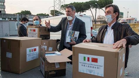 Arrivate A Padova 300mila Mascherine Sono Un Regalo Della Cina Il