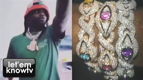 Chief Keef Naming His New Diamond Bracelets From Eliantte Also Dropped