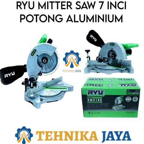 Jual Miter Saw Ryu Rms Uk Inci Mesin Potong Aluminium Kayu