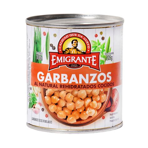 Garbanzos Cocidos Lata 300grs SKU 207789 PONTYN S A