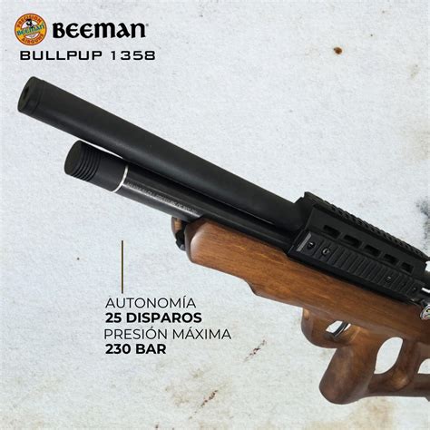 Rifle Aire Comprimido Pcp Beeman Bullpup 5 5 Inflador Mira Swat