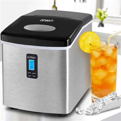 Ice Cube Maker Portable Litre Stainless Steel Kg Hrs Safety