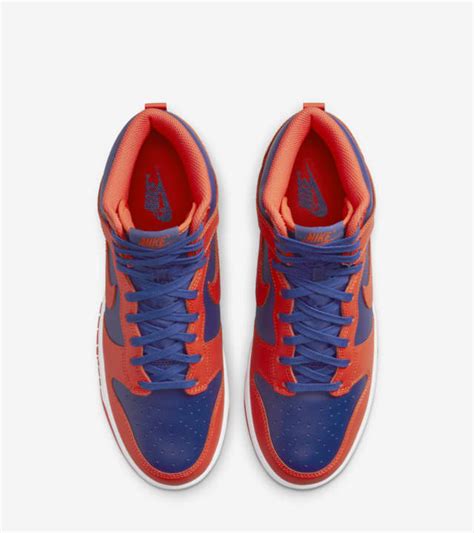 Dunk High Orange And Deep Royal Dd Release Date Nike Snkrs My