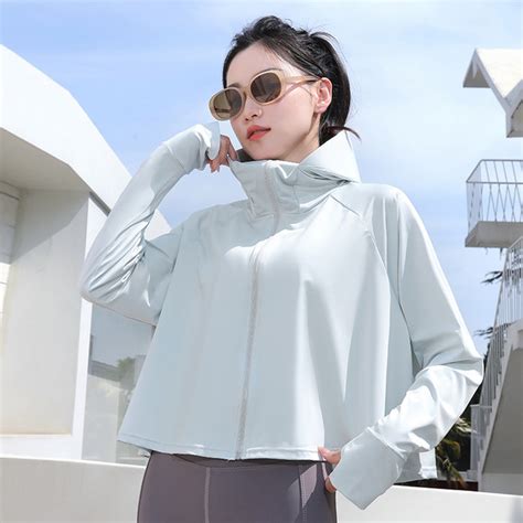 Ice Silk Sun Protection Clothing For Women 2024 New Summer Breathable