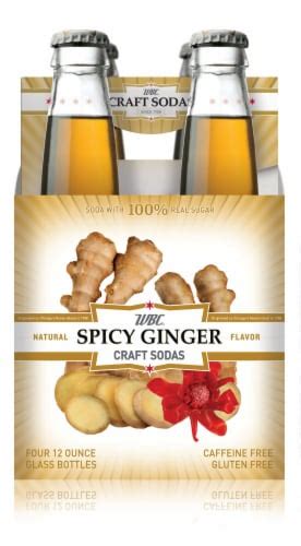 Wbc Spicy Ginger Craft Soda 4 Bottles 12 Fl Oz Fred Meyer