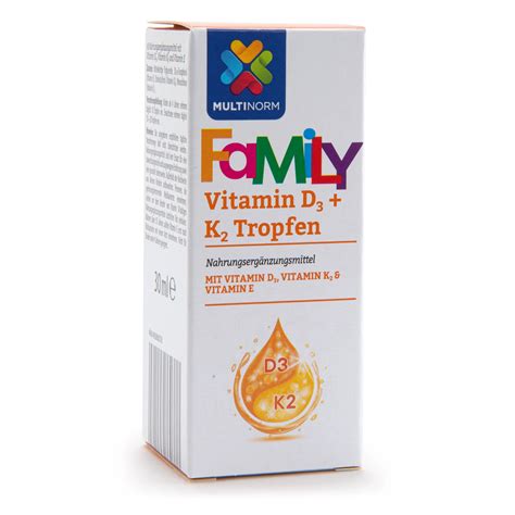 MULTINORM Vitamin D3 K2 Tropfen HOFER