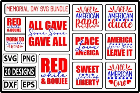 1 Memorial Day Svg Bundle Svg Designs Graphics