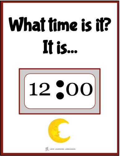 Telling Time Task Cards Esl Ell Teaching Resources