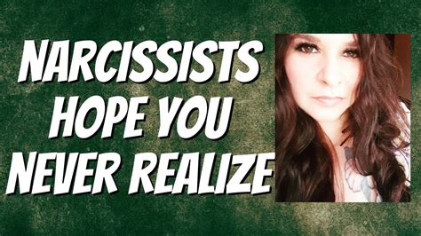 Top Secrets Narcissists Don T Want You To Know Youtube