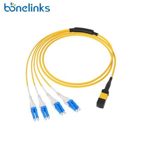 Mpo To Lc 8 Fiber 9 125 Singlemode Os2 Breakout Cable 40g 100g